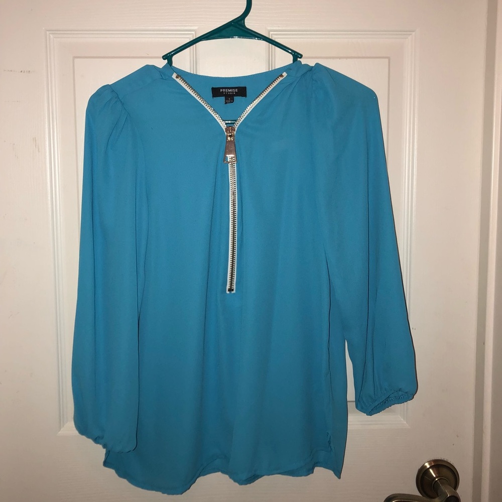 Blue blouse